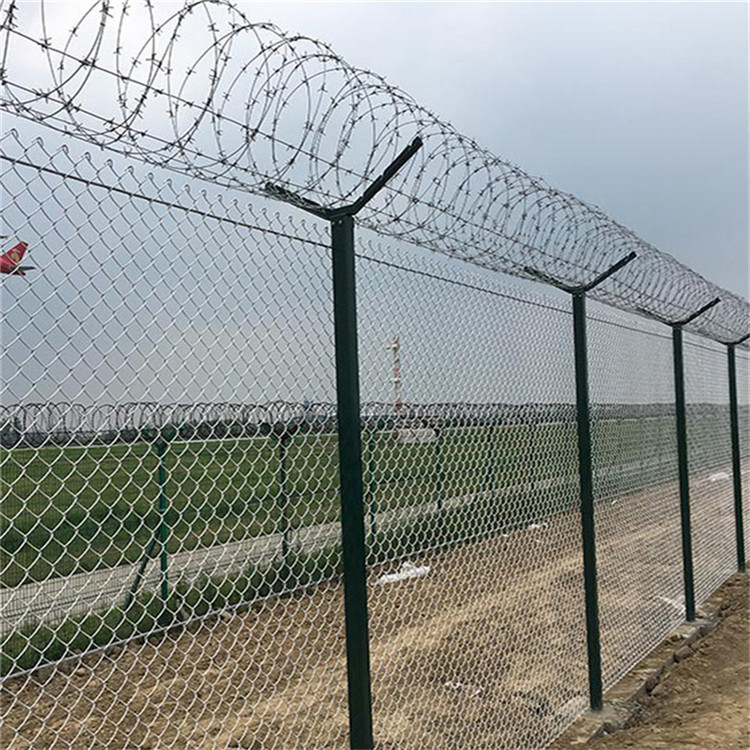 铝包钢机场隔离网案例 - 安平县艾瑞金属丝网有限公司图片2