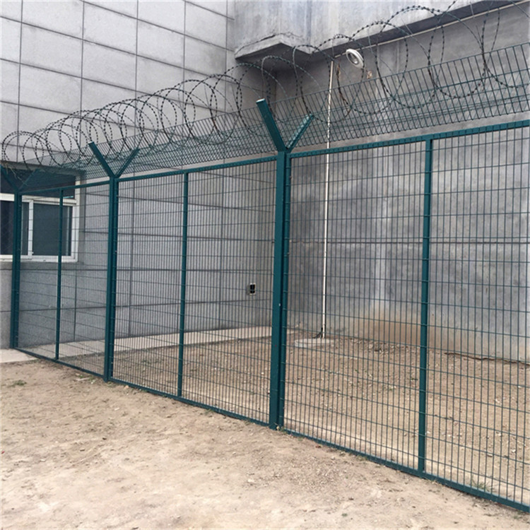 监狱放风场隔离网案例 - 安平县艾瑞金属丝网有限公司图片2